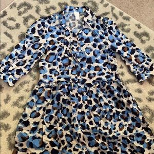 Lovely leopard print dress! Worn once!